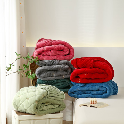 Thảm nỉ bọc đệm LYG thêu họa tiết siêu êm ái tặng kèm 2 vỏ gối cùng màu