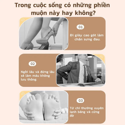 [Tặng củ sạc + cáp sạc] Máy Massage Bàn Chân Không Dây GDV YM-SU7 Bấm Huyệt, Rung Gót, Chườm Ấm - Màu Ngẫu Nhiên - Hàng Chính Hãng