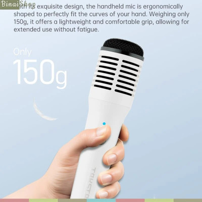 Takstar HM-300W - Micro Cầm Tay UHF, Pham Vi Thu 40m Dùng Cho Hát Karaoke, Giảng Dạy, Hướng Dẫn Viên   - Hàng chính hãng