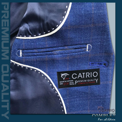 BỘ ĐỒ VEST BÉ TRAI CATRIO PCT C20 CHO TRẺ EM TỪ 2 TUỔI ĐẾN 7 TUỔI (11KG ĐẾN 26KG) THUỘC BST QUẦN ÁO COMPLET VESTON TRẺ EM CATRIO MÙA THU ĐÔNG