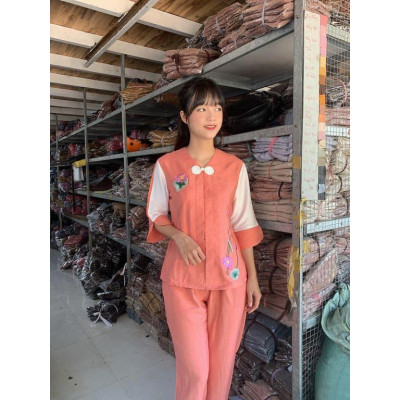 ĐỒ LAM ĐI CHÙA  PHÁP PHỤC PHẬT GIÁO # TAY PHỐI TƠ