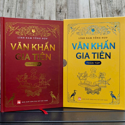 Sách Văn khấn gia tiên toàn tập - (Bìa cứng, có hộp)