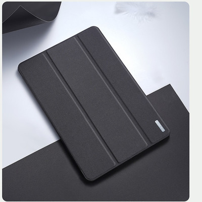 Bao da dành cho SamSung Galaxy Tab S7 Fe chính hãng Dux Ducis Domo chống sốc, có khay đựng bút - hàng chính hãng
