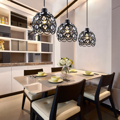 Bộ đèn thả ALION treo trần trang trí độc đáo - kèm bóng LED và đế ốp trần