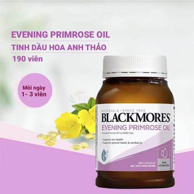 Viên uống Blackmores Evening Primrose Oil hỗ trợ làm đẹp da - Hàng chính hãng