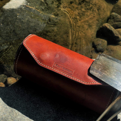 Vỏ bọc bình ga cắm trại bao da dã ngoại campoutvn A494