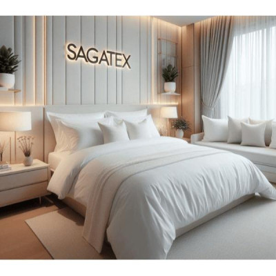 Bộ Ga Gối Tiêu Chuẩn Khách Sạn 5 Sao SAGATEX, 3 Sản Phẩm, Mềm Mịn, Nằm Mát, Sang Trọng