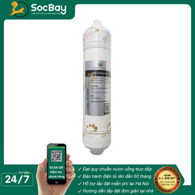 Combo 3 lõi đúc máy lọc nước 123 dùng cho máy RO lõi đúc (Sediment 5MCR, Pre Carbon, Sediment 1MCR)