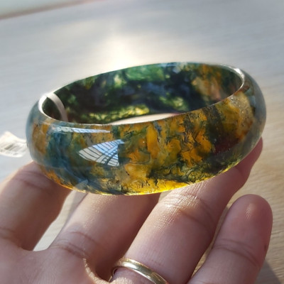 Vòng huyết ngọc thủy tảo, size 54mm