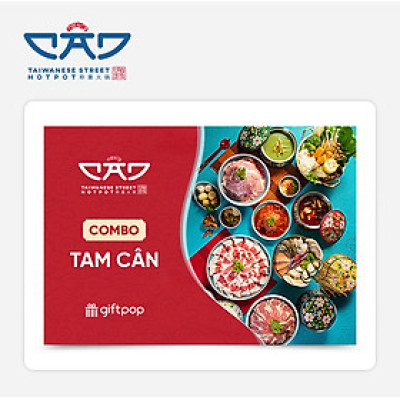 Giftpop - Cân Taiwanese Street Hotpot Evoucher Tam Cân