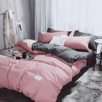 Bộ Chăn Ga Gối 4 Món DULCETT ( 1 ga + 2 vỏ gối đầu + 1 vỏ chăn) Cotton TiCi Nhập Khẩu Mềm Mịn