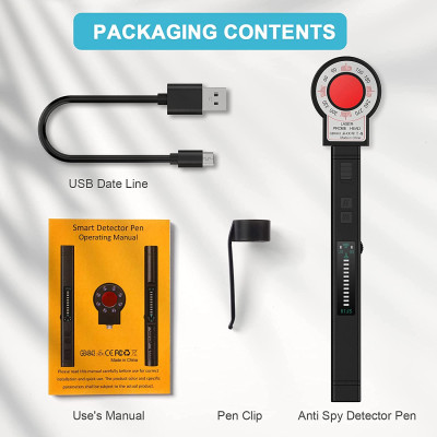 Máy Dò Phát Hiện Theo Dõi Camera, GPS, Định Vị Detector SF18 - Hàng Nhập Khẩu