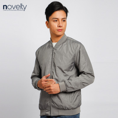 Áo jacket nam in chìm Novelty xám nhạt 2203392