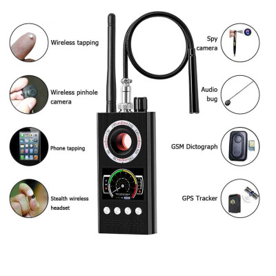 Thiết Bị Dò Tìm Phát Hiện Camera, GPS, Nghe Trộm, Phát Sóng Không Dây K68 - Hàng Nhập Khẩu