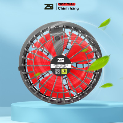 [BÁN CHẠY] Áo Điều Hòa Nhật Bản ZASKY  Cao Cấp, Pin Nhật 40.000mAh, Quạt 12V Không Chổi Than Thời Gian Sử Dụng 17-20 Tiếng, BH 1 Năm