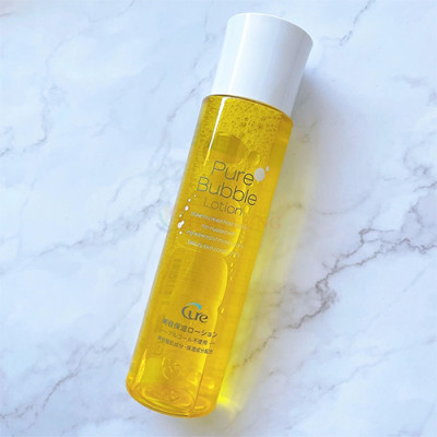 Nước hoa hồng Cure Pure Bubble Lotion (190ml) - Hàng chính hãng