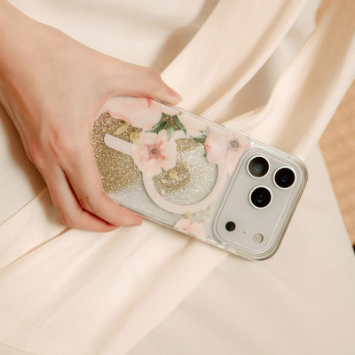 Ốp Lưng UNIQ COEHL FLEURETTE Cho iPhone 17 Pro Max Hiệu Ứng Cát Chảy Tuyệt Đẹp Khi Xoay Điện Thoại Hàng Chính Hãng