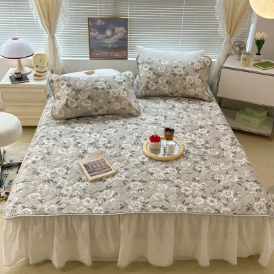 Chiếu điều hoà cao su non trần tim 5D tặng kèm 2 vỏ gối đầu