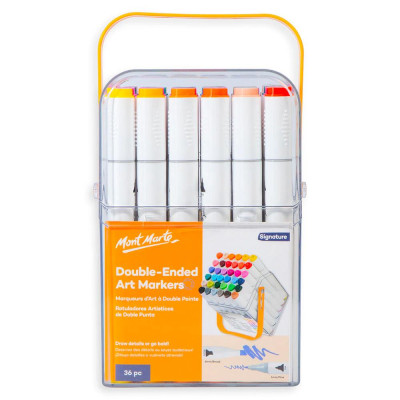 Bộ 36 Bút Lông Màu 2 Đầu - Mont Marte MMPM0077