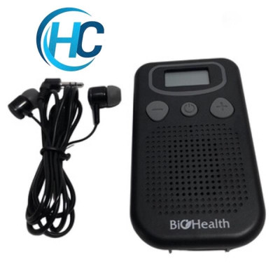 Máy trợ thính bỏ túi có dây Biohealth JH-238 (Úc) MÁY TRỢ THÍNH Bỏ túi có dây Biohealth JH-238 - Máy điếc, Tai nghe trợ thính cho người già CHÍNH HÃNG.