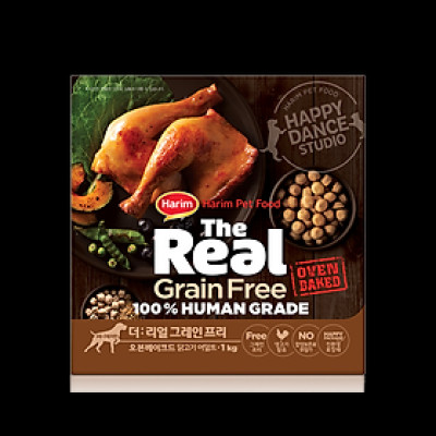 Thức ăn khô cho chó The Real Grain Free Oven – Baked Adult 1kg ( 200gx5)