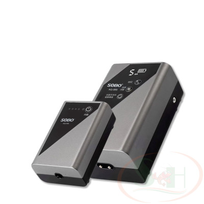 Máy sủi tích điện Sobo AC/DC Air Pump AQ series sục oxy 1 2 vòi bể cá tép thủy sinh cảnh
