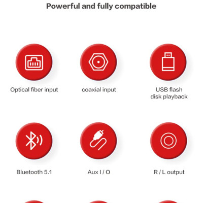 ROGTZ T01 - Bộ Chuyển Đổi Âm Thanh Kỹ Thuật Số Sang Analog Bluetooth 5.1, Đa kết nối Optical Coaxial Bluetooth 5.1 AUX 3.5mm USB RCA L/R, Phạm vi kết nối 10m, Chip DAC cao cấp, Tự khởi động khi cắm nguồn, Điều chỉnh linh hoạt - Hàng Chính Hãng