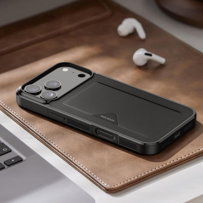 Ốp Lưng Mỏng Nhẹ Có Ngăn Đựng Thẻ Dux Ducis Pocard cho iPhone 17 Pro/ 17 Pro max_ Hàng chính hãng