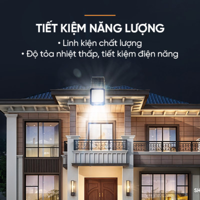 Đèn pha LED SUNHOUSE Spec SHE-LSPPL01.150W Sử dụng Chip LED ,Tuổi thọ 25.000 giờ, chuẩn IP66, chống nước