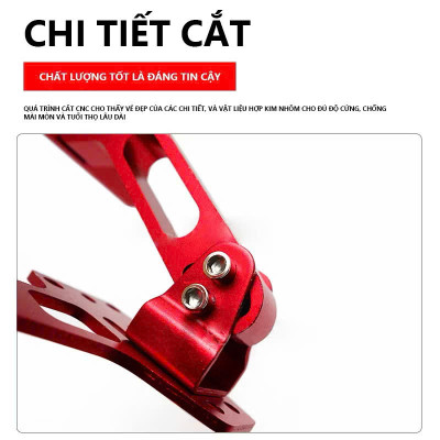 Pát Gập Biển Số CNC Nhôm Hợp Kim Hàng Dày, Chắc Chắn, Lắp Được Cho Xe Máy Và Xe Điện, ĐÈN TRANG TRÍ , ĐỒNG HỒ TREO TƯỜNG