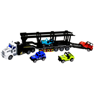 Đồ Chơi Xe Tải Vận Chuyển Điều Khiển Từ Xa Kèm 4 Xe Mô Hình - Vecto VT200-7