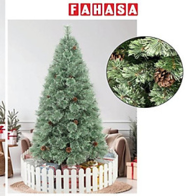 Cây Thông Cước Nở Hoa Gắn Trái Thông 180 cm - Cây Tự Động - Chaang Chiia LP-PD-6