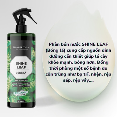 Combo phân bón toàn diện MONROVIA hữu cơ giúp cây khỏe, lá xanh mướt cho cây cảnh, dung tích 1.5l