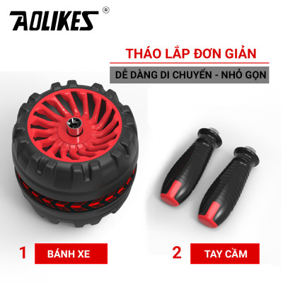 Con lăn tập bụng cao cấp AB Roller AOLIKES A-SW800 có lò xo trợ lực