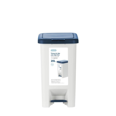 Thùng rác đạp chữ nhật Hiro 20L cao cấp nhật Bản (Kèm ruột)