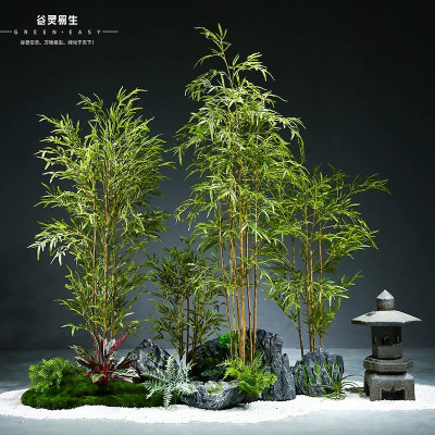 Set 10 cây trúc giả ( Loại thường) - Size từ 120cm đến 150cm - Cây giả, hoa lụa Decor trang trí nhà cửa