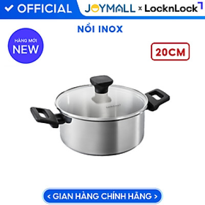 Nồi Inox 304 LocknLock Daily STS PPW, Hàng Chính Hãng, Dùng Cho Mọi Loại Bếp - JoyMall