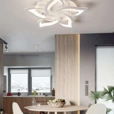 Đèn trần Acrylic cánh hoa hiện đại tiết kiệm năng lượng