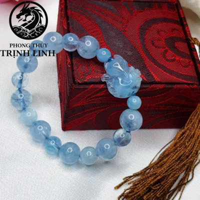 VÒNG HỒ LY - TỲ HƯU XANH BIỂN 10LY