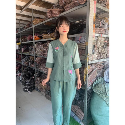 ĐỒ LAM ĐI CHÙA  PHÁP PHỤC PHẬT GIÁO # TAY PHỐI TƠ