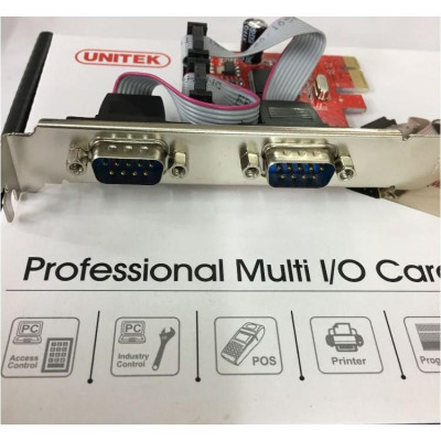 Card PCI -> COM 9 Express Unitek (Y-7504) - HÀNG CHÍNH HÃNG