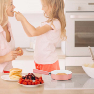 Chảo nhôm tráng sứ chống dính an toàn Elmich Baby EL-5935AP 16cm 18cm, Hàng chính hãng, đáy từ - JoyMall