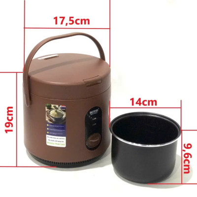 Nồi Cơm Điện Mini 0,8L Bennix Thailand BN-MRC08. hàng chính hãng Bảo hành 12 tháng
