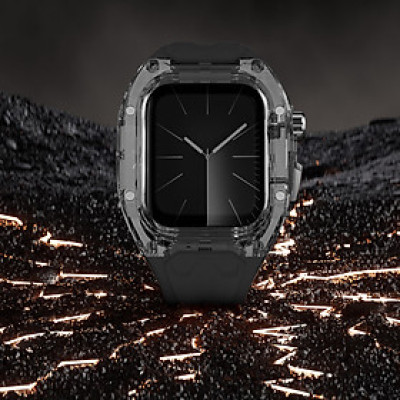 Ốp Case tích hợp dây đeo Lamborghini Style cho Apple Watch Series 10 & Apple Watch Series 11 Size 42mm / 46mm - Hàng Chính Hãng