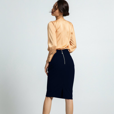 Chân Váy Bút Chì Thời trang thiết kế Hity SKI031 (Xanh Thủy Thủ)