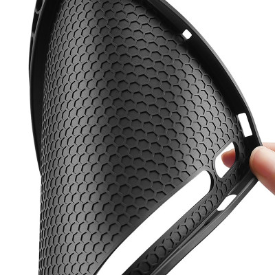 Bao da dành cho SamSung Galaxy Tab S7 Fe chính hãng Dux Ducis Domo chống sốc, có khay đựng bút - hàng chính hãng