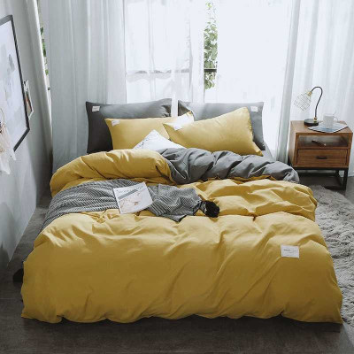Bộ Chăn Ga Gối 4 Món DULCETT ( 1 ga + 2 vỏ gối đầu + 1 vỏ chăn) Cotton TiCi Nhập Khẩu Mềm Mịn