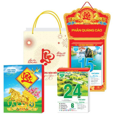 Lịch Bloc Cực Đại 2026 - Việt Nam Quê Hương Tôi - Thành Công - Đại Việt Á DVA06 - Chữ Lộc