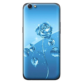 Ốp in cho Oppo A39 NỀN XANH HOA 1 - Hàng chính hãng