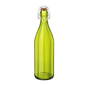 Chai thủy tinh nắp cài Oxford 1L - màu sắc 